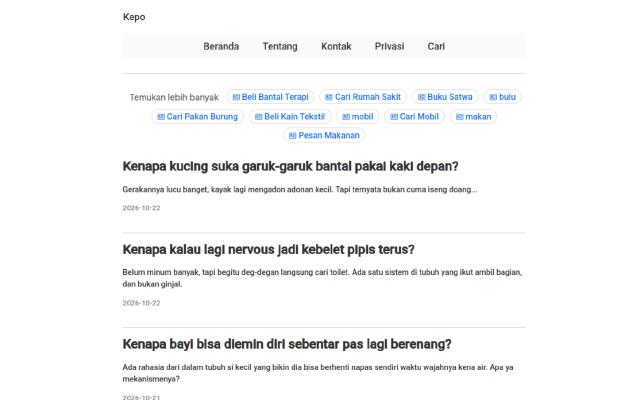 Screenshot Kepo